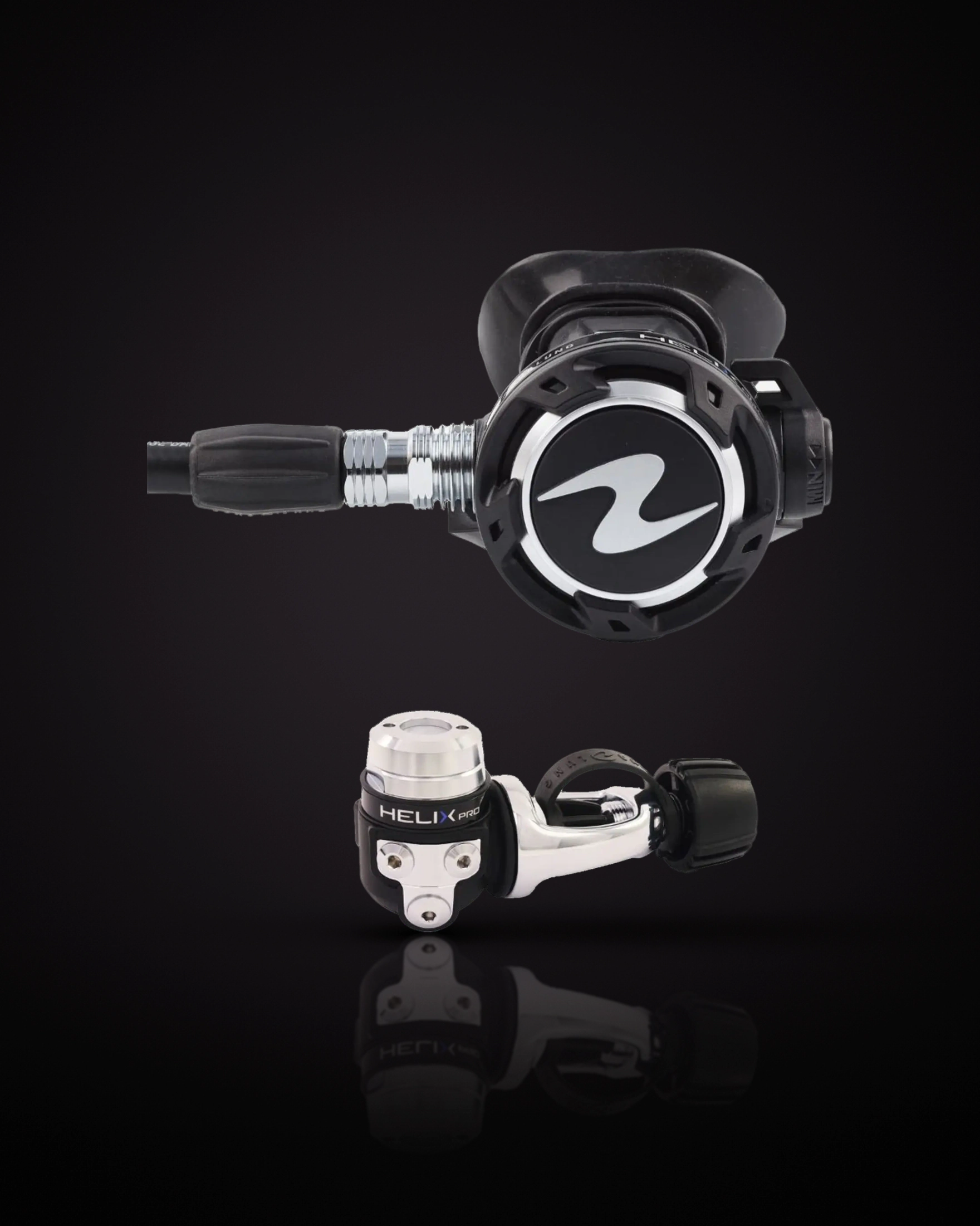 Aqualung Helix Pro INT (yoke) set: second stage and first stage
