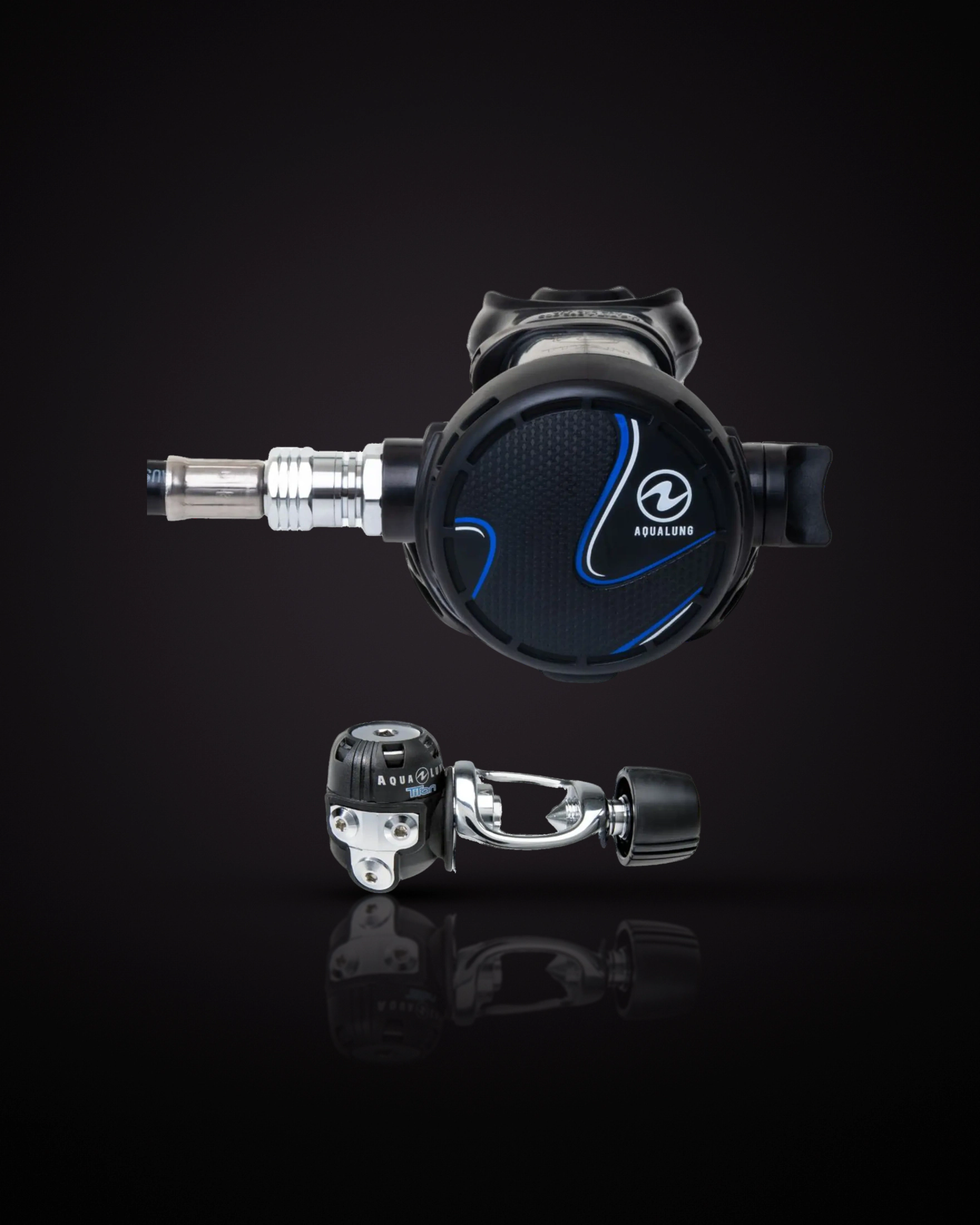 Aqualung Titan INT (yoke) set: second stage and first stage