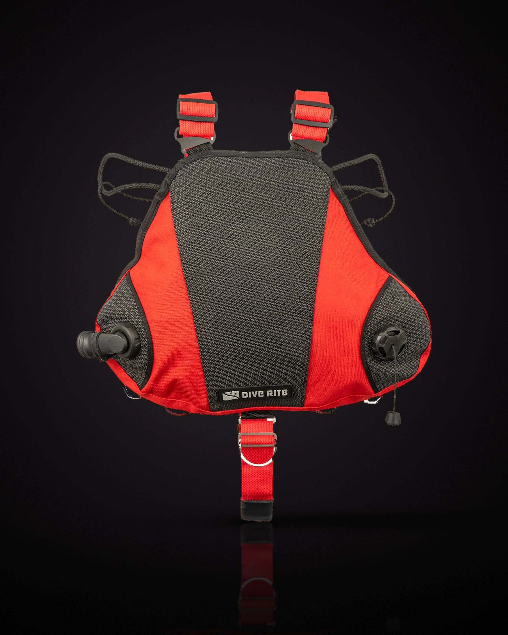 DIVE RITE Nomad Mini in Red, back view
