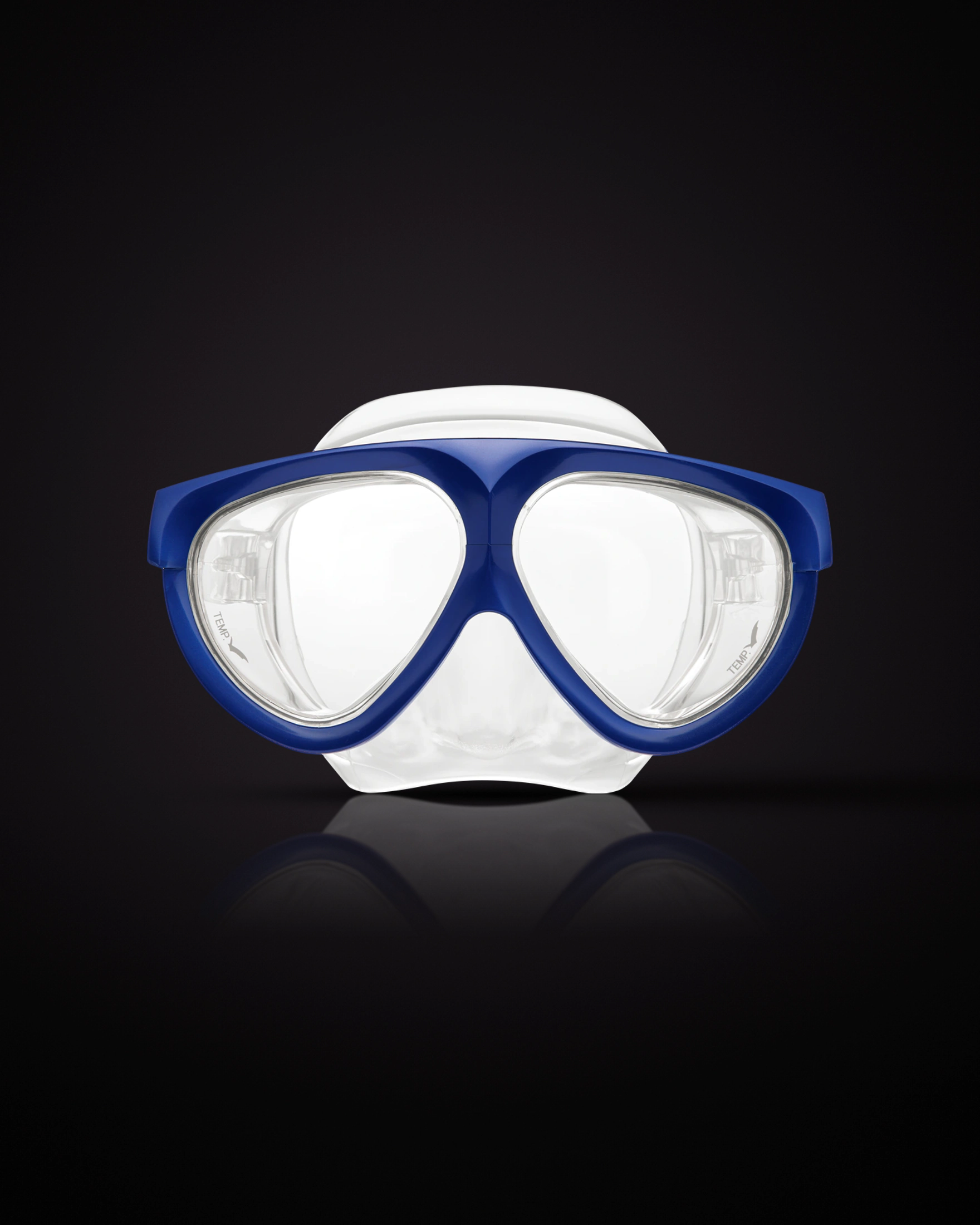 GULL MANTIS in Midnight Blue, silicone, front view